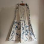 100% Cotton Flared Denim Maxi Skirt maat L, Kleding | Dames, Rokken, Maat 42/44 (L), Ophalen of Verzenden, Zo goed als nieuw, Vintage