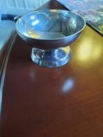 antiek art deco  bowl verzilverd met logo rederij DAL, Ophalen of Verzenden