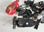 Lot 1/10 rc onderdelen, chassis, ophanging etc., Ophalen of Verzenden, Gebruikt, Onderdeel