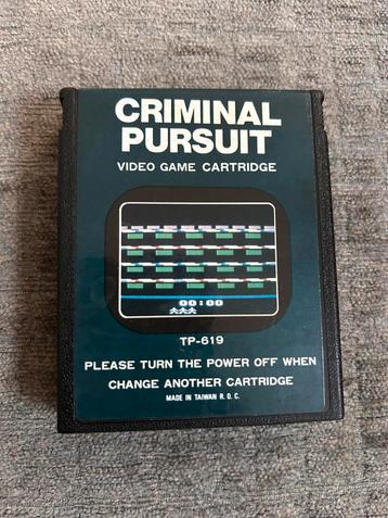 Atari 2600 Criminal pursuit beschikbaar voor biedingen