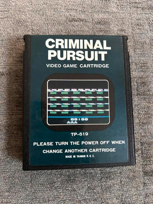 Atari 2600 Criminal pursuit, Spelcomputers en Games, Games | Atari, Gebruikt, Atari 2600, Vanaf 3 jaar, Ophalen of Verzenden