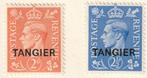 Br. Post Tanger Michel nr. 21-22 volle gom Plakker, Ophalen of Verzenden, Marokko, Postfris