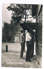 125 / HILVERSUM : de Franse Kamp - scheersalon, Verzamelen, Ansichtkaarten | Nederland, Verzenden, 1940 tot 1960, Gelopen, Noord-Holland