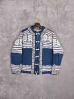 Nordstrikk Vest Norwegen Wol 44 Blauw Wit Wol, Blauw, ., Maat 42/44 (L), Ophalen of Verzenden
