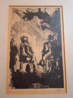 Abstracte Ets, Antiek en Kunst, Kunst | Etsen en Gravures, Ophalen of Verzenden
