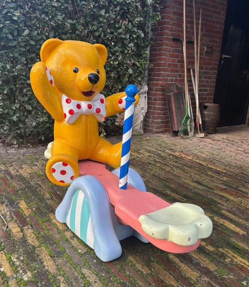 Grote polyester beer op wip, kiddy-ride / kinderautomaat, Kinderen en Baby's, Overige Kinderen en Baby's, Ophalen