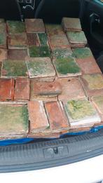 160 oude antieke estrikken heel en 16 halve 17x17 cm 5m2.., Doe-het-zelf en Verbouw, Vloerdelen en Plavuizen, Ophalen, Gebruikt