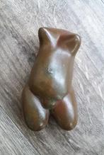Jaren 80-90 Modernisme Bronzen Beeld Torso Buste Vrouw Dame