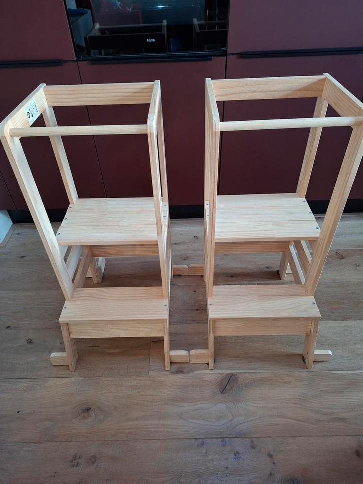 2x Houten Leertoren Action, Kinderen en Baby's, Kinderstoelen, Zo goed als nieuw, Meegroeistoel, Ophalen