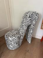 Hakstoel zebra, Huis en Inrichting, Fauteuils, Ophalen, Zo goed als nieuw