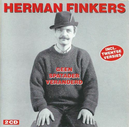 CD *SALE* HERMAN FINKERS - Geen spatader veranderd Cd1+2, Cd's en Dvd's, Cd's | Humor en Cabaret, Zo goed als nieuw, Verzenden