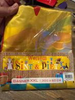 Sinterklaas banner/spandoek 300x60 welkom sint en piet nieuw, Ophalen of Verzenden, Nieuw