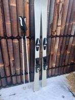 Witte ski's met Audi logo incl. skistokken, 140 tot 160 cm, Gebruikt, Carve, Skiën