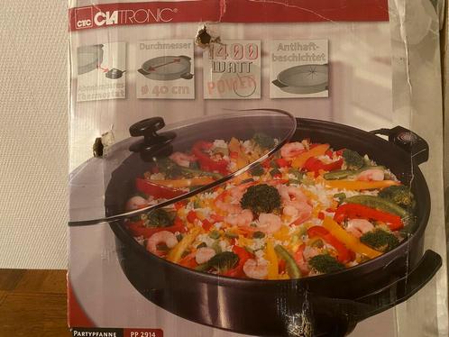 Elektrische Party Pan PP2914 Ø40cm, Huis en Inrichting, Keuken | Potten en Pannen, Zo goed als nieuw, Koekenpan of Braadpan, Overige materialen