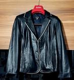 Leuke leren jas , echt leer,  maat 44 , nieuw, Zwart, Maat 42/44 (L), Nieuw, Ophalen of Verzenden