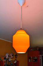 Mooie vintage glazen hanglamp "Peill& Putzler" jaren 60s/70s, Glas, Gebruikt, Ophalen of Verzenden