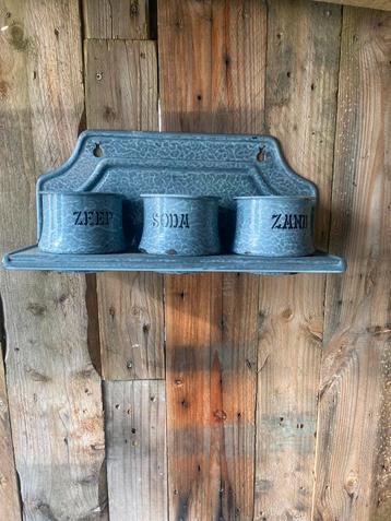 Zand Zeep Soda setje Emaille beschikbaar voor biedingen