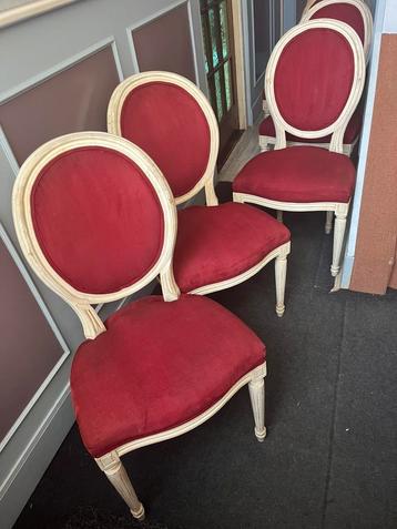 Louis XVI medaillon stoelen (prijs = 6 stuks) beschikbaar voor biedingen