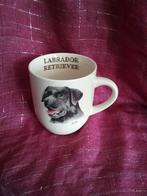 JET TER STEEGE koffiemokje met afb. LABRADOR RETRIEVER, Ophalen of Verzenden, Zo goed als nieuw, Porselein, Kop en/of schotel