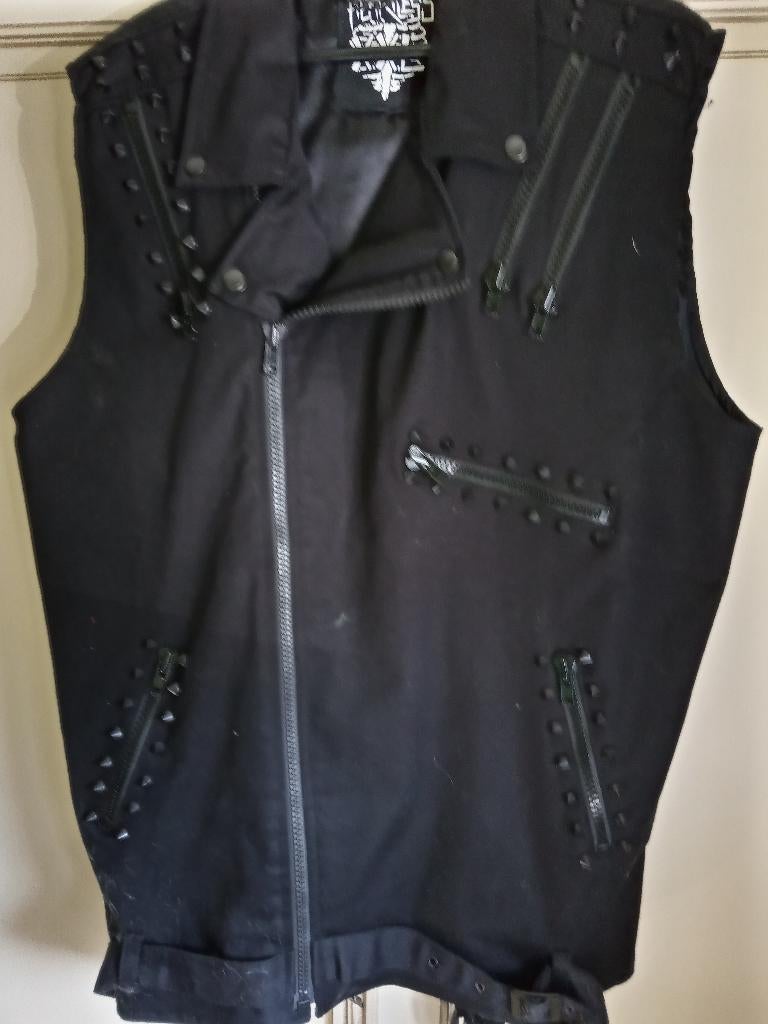 Gothic stoffen heren jas zonder mouwen, Kleding | Heren, Ophalen of Verzenden, Nieuw