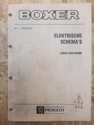 Werkplaatshandboek Peugeot Boxer 1994 Elektrische schema's beschikbaar voor biedingen