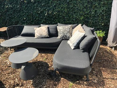 Loungeset merk Bodi lounge Lava zwart zgan, Tuin en Terras, Tuinsets en Loungesets, Zo goed als nieuw, Aluminium, Ophalen