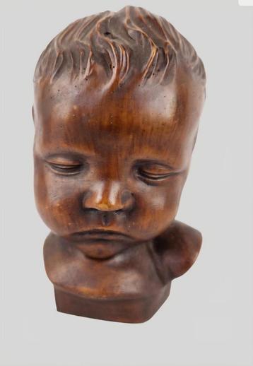 Kinderhoofdje-buste van kind beschikbaar voor biedingen