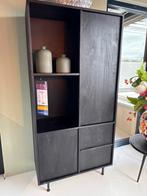 Zwarte Mango Houten Opbergkast Showroommodel, Ophalen, Nieuw, 50 tot 100 cm, 150 tot 200 cm