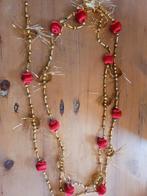 Zeer oude kerstslinger met glazen kralen, Diversen, Ophalen of Verzenden