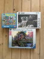 3 puzzels in de  originele folie ,  kan per stuk, Ophalen of Verzenden, 500 t/m 1500 stukjes, Nieuw