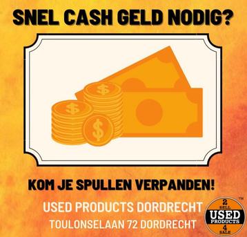 Direct geld nodig? Tijdelijk contant geld nodig? Verpanden? beschikbaar voor biedingen