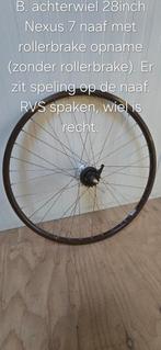 shimano nexus 7 wiel 28 inch sachs trommelrem, Ophalen, Gebruikt, Algemeen, Wiel