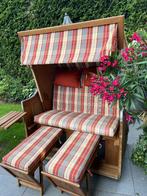 Strandkorf, Tuin en Terras, Ophalen, Zo goed als nieuw, Hout, Verstelbaar