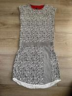 Soft&Jolly 158 164 jurk jurkje zwart wit grijs, Verzenden, Zo goed als nieuw, Meisje, Jurk of Rok
