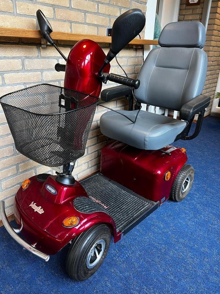 Scootmobiel Mango Panther 4 met nieuwe accu’s !!, Diversen, Brommobielen en Scootmobielen, Gebruikt, Mango, 26 t/m 35 km, 16 km/u of meer