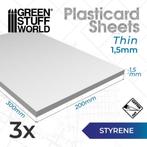 Styrene sheets 1.5 mm Pack x3 13225 modelbouw, Hobby en Vrije tijd, Verzenden, Spanje, Nieuw, GSW