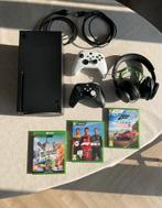 Xbox Series X + 2 controllers, games & headset, Ophalen, Zo goed als nieuw
