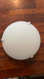 Nette Plafonierre plafondlamp diameter 25 cm, Ophalen of Verzenden, Gebruikt, Glas