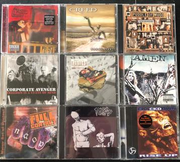 Diverse cd’s, metal, hardrock, hardcore, indy