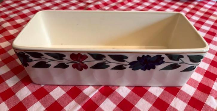 Cakeschaal / cakedoos zonder deksel van Boerenbont 418, Antiek en Kunst, Curiosa en Brocante, Ophalen of Verzenden