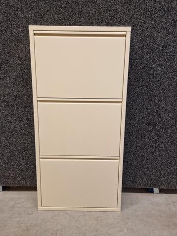 ZGAN BODI Schoenenkast 3 vakken Soft Beige beschikbaar voor biedingen