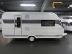 Hobby De Luxe 460 SL White Edition actiepakket, Caravans en Kamperen, Caravans, Hobby, Bedrijf, Treinzit, Tot en met 3