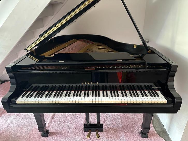 Yamaha C3 'Conservatory' vleugel, Muziek en Instrumenten, Piano's, Gebruikt, Vleugel, Zwart, Hoogglans, Ophalen