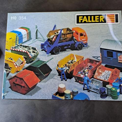Faller HO 354 containers bouwpakket, Hobby en Vrije tijd, Modeltreinen | H0, Nieuw, Brug, Tunnel of Gebouw, Gelijkstroom of Wisselstroom