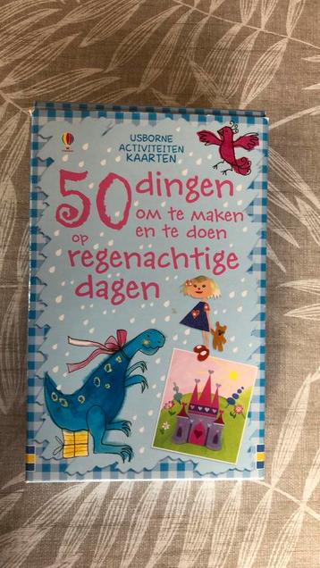 50 dingen om te maken /doen op regenachtige dagen beschikbaar voor biedingen