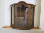 Hang  vitrine kastje, Huis en Inrichting, Kasten | Vitrinekasten, 50 tot 100 cm, Eikenhout, Met deur(en), Minder dan 100 cm