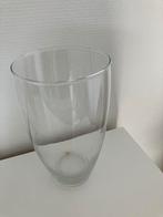 Glazen Vaas 25 cm hoogte, Ophalen of Verzenden, Overige kleuren, Glas, Minder dan 50 cm