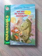 Geronimo Stilton - Wie heeft de vuursteen gestolen?, Boeken, Ophalen of Verzenden, Zo goed als nieuw, Geronimo Stilton