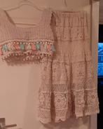 Nieuwe 2-delige rok en top set, Kleding | Dames, Rokken, Maat 38/40 (M), Beige, Nieuw, Ophalen of Verzenden