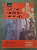The oxford handbook of criminology, Ophalen of Verzenden, Gelezen